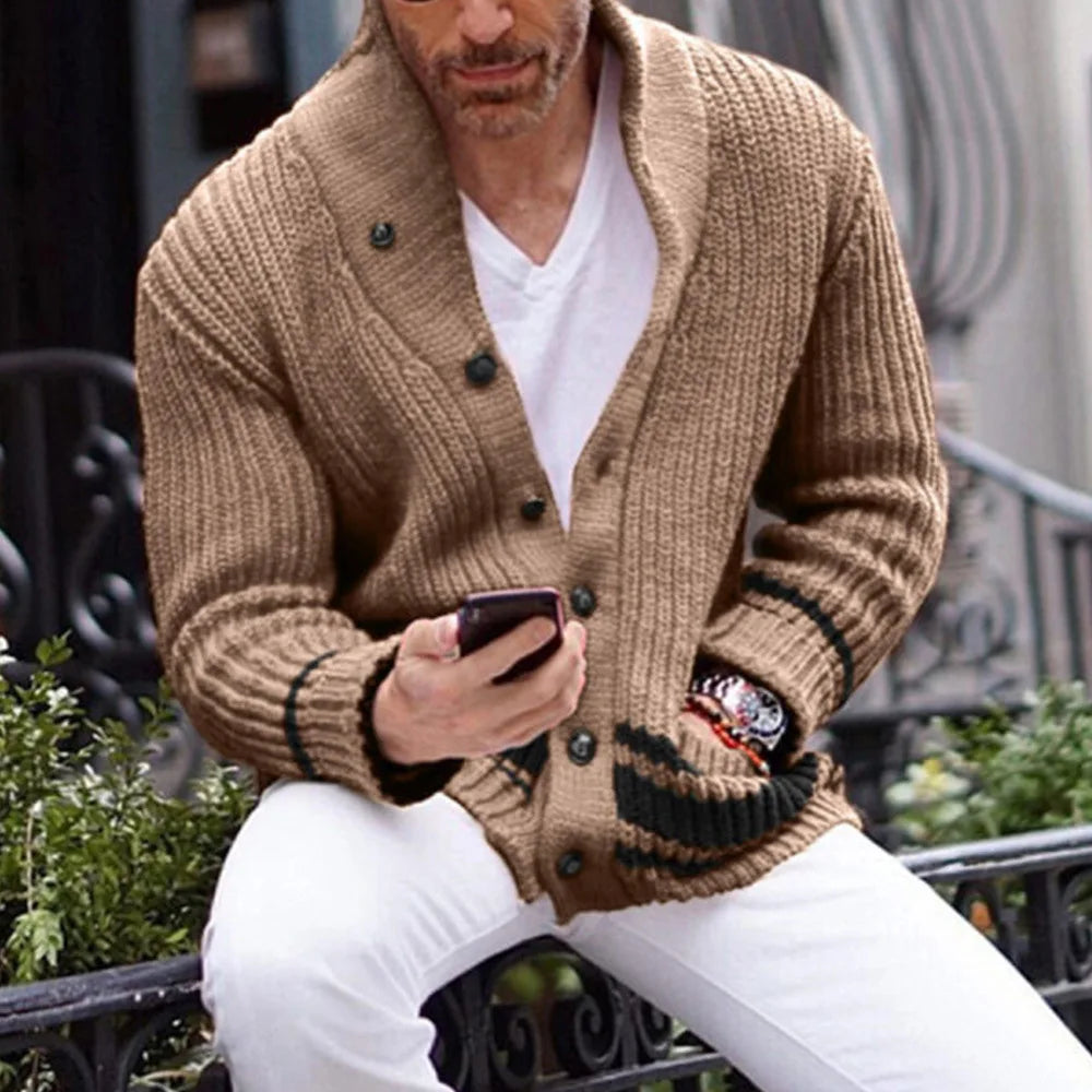 Jaxon Mens Winter Vest With Monochrome Pattern And Easy Button Closure For Cozy Style