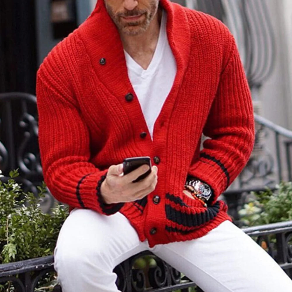Jaxon Mens Winter Vest With Monochrome Pattern And Easy Button Closure For Cozy Style