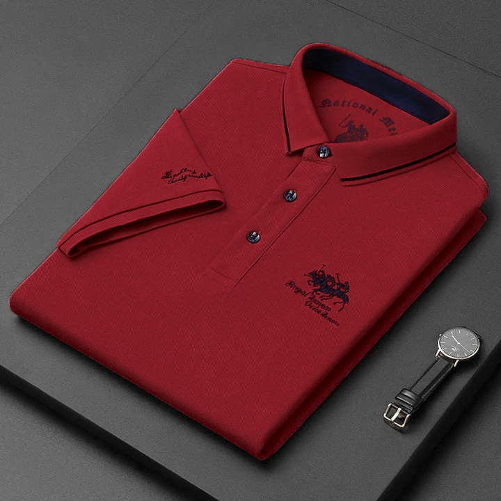 Jaxon Classic Polo Shirt TrendAura Breathable Cotton Polo For All Seasons Relaxed Fit
