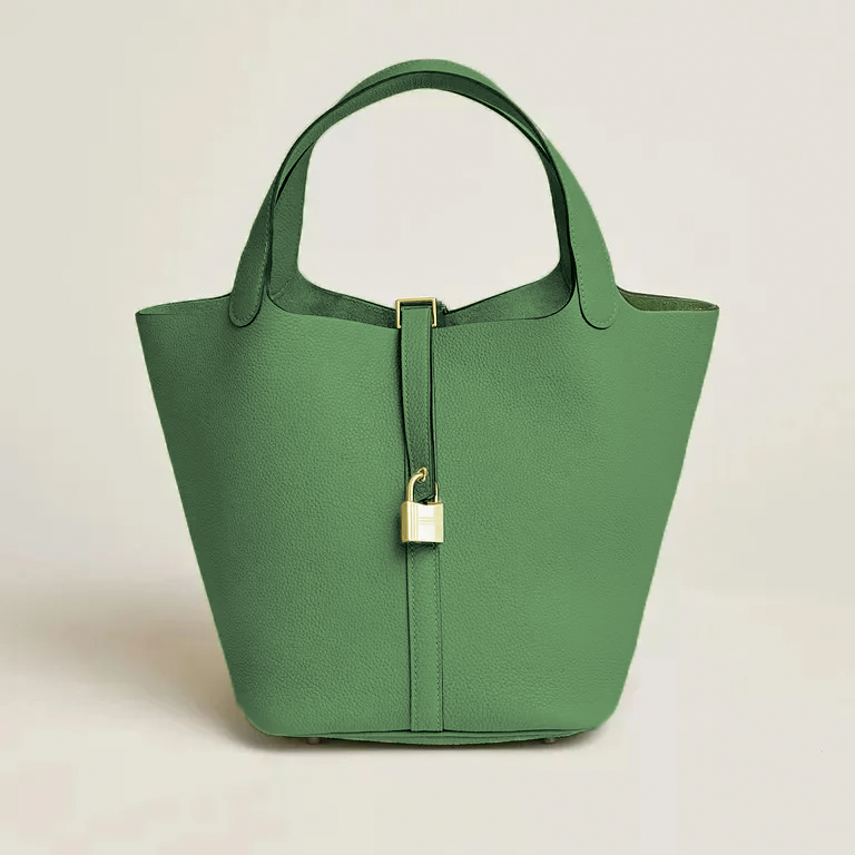 TrendAura Ann Leather Tote Bag - Timeless Structured Tote With Refined Grain Finish And Secure Strap Closure