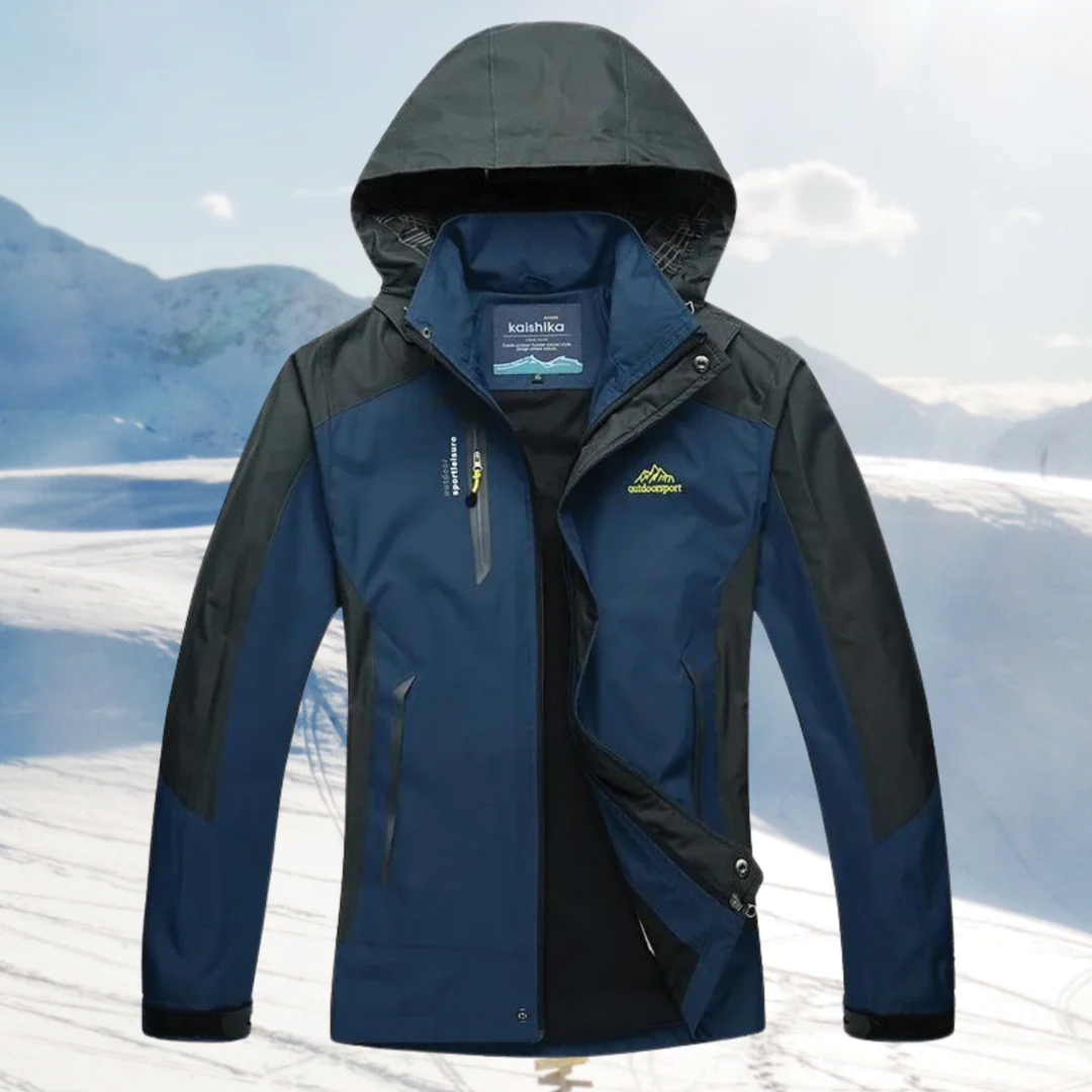 Elijah Outdoor Ski Jacket For Men By TrendAura Waterproof Windproof With Adjustable Hood And Pockets