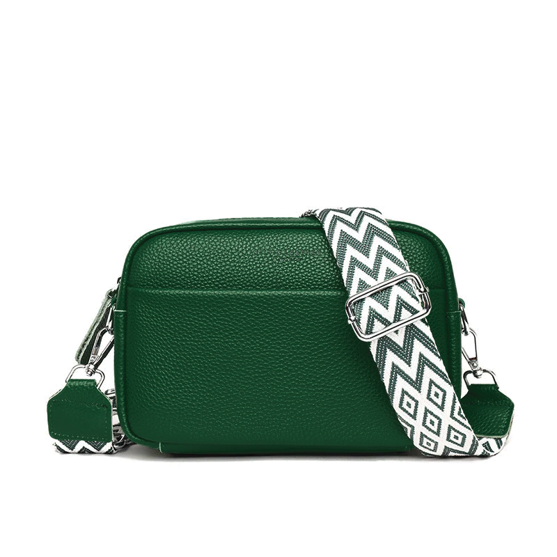 TrendAura Stella Pebbled Leather Crossbody Bag - Compact, Structured Design For Hands-Free Everyday Use