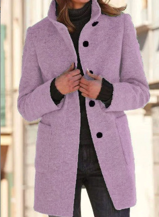 Sophie Women Winter Coat Elegant Wool Effect Warmth And Structured Fit For Everyday Style