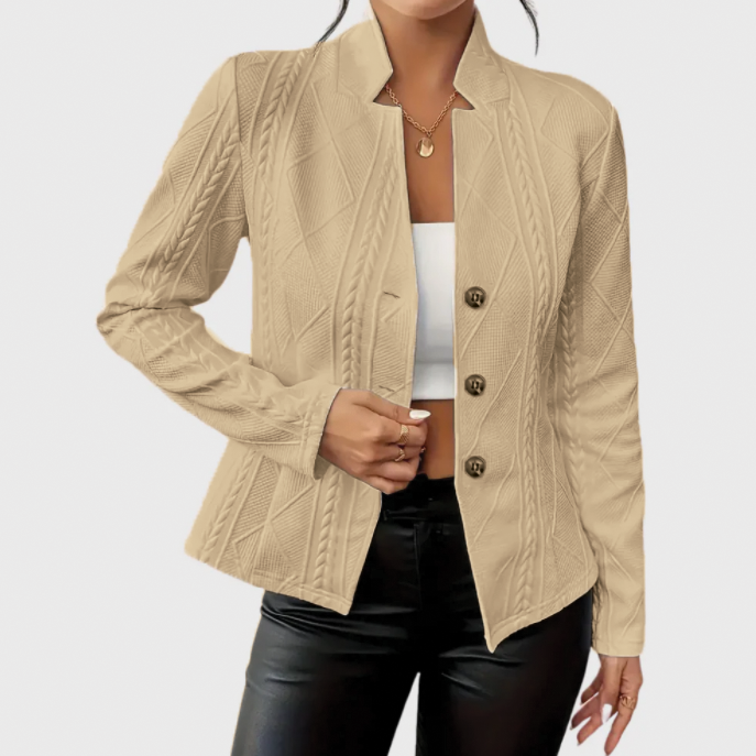 Camille Tailored Blazer Elegant And Structured For Professional Women Office Wear