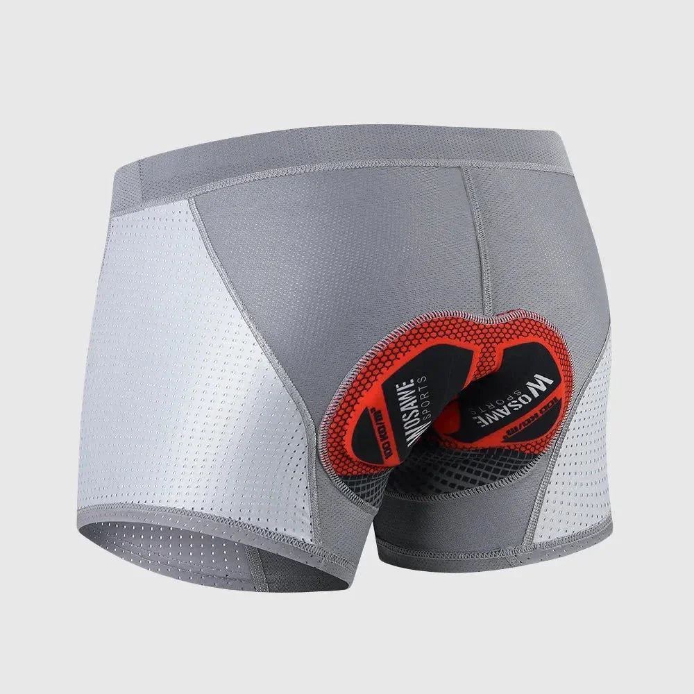 James Breathable Padded Cycling Shorts For Men With 3D Gel Padding And Anti Chafe Mesh Panels