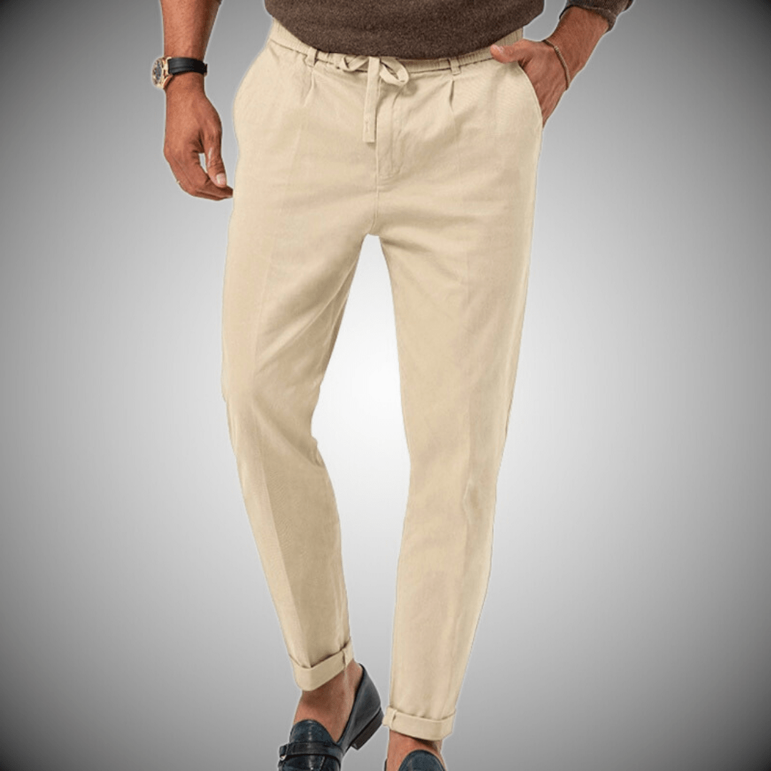 LORIS Linen Pants For Men Premium Lightweight Breathable Comfort And MoistureWicking Blend