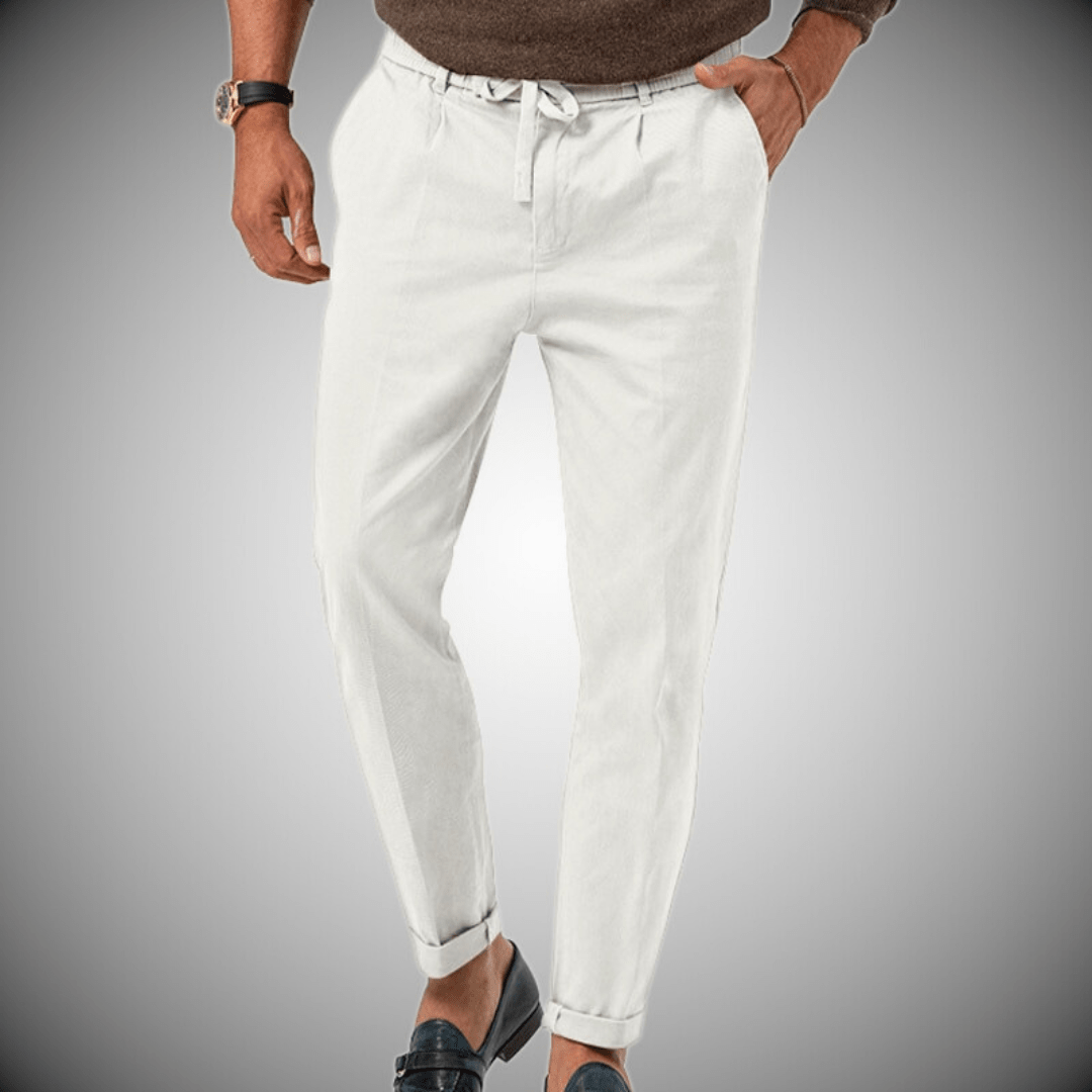 LORIS Linen Pants For Men Premium Lightweight Breathable Comfort And MoistureWicking Blend