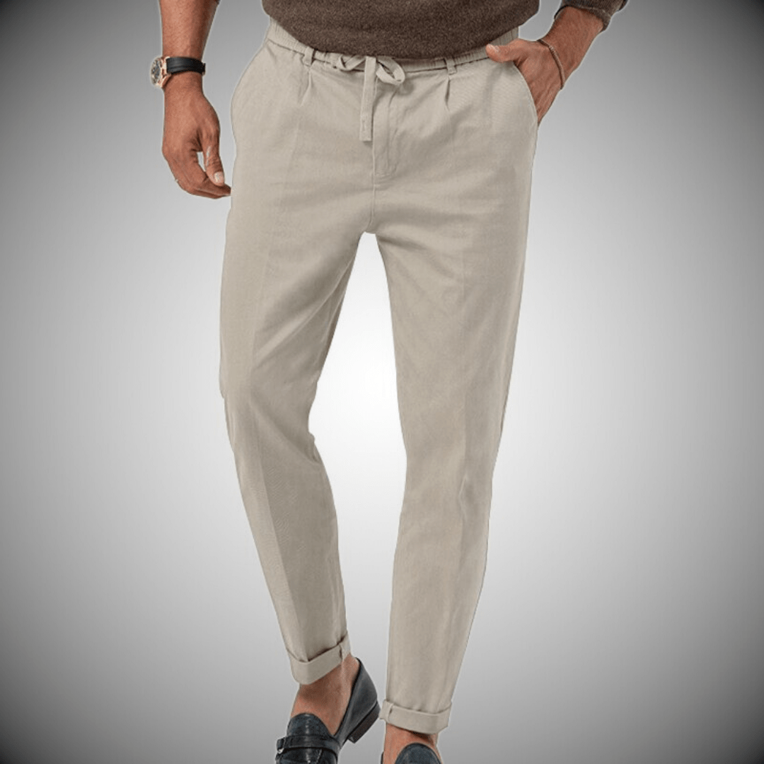 LORIS Linen Pants For Men Premium Lightweight Breathable Comfort And MoistureWicking Blend