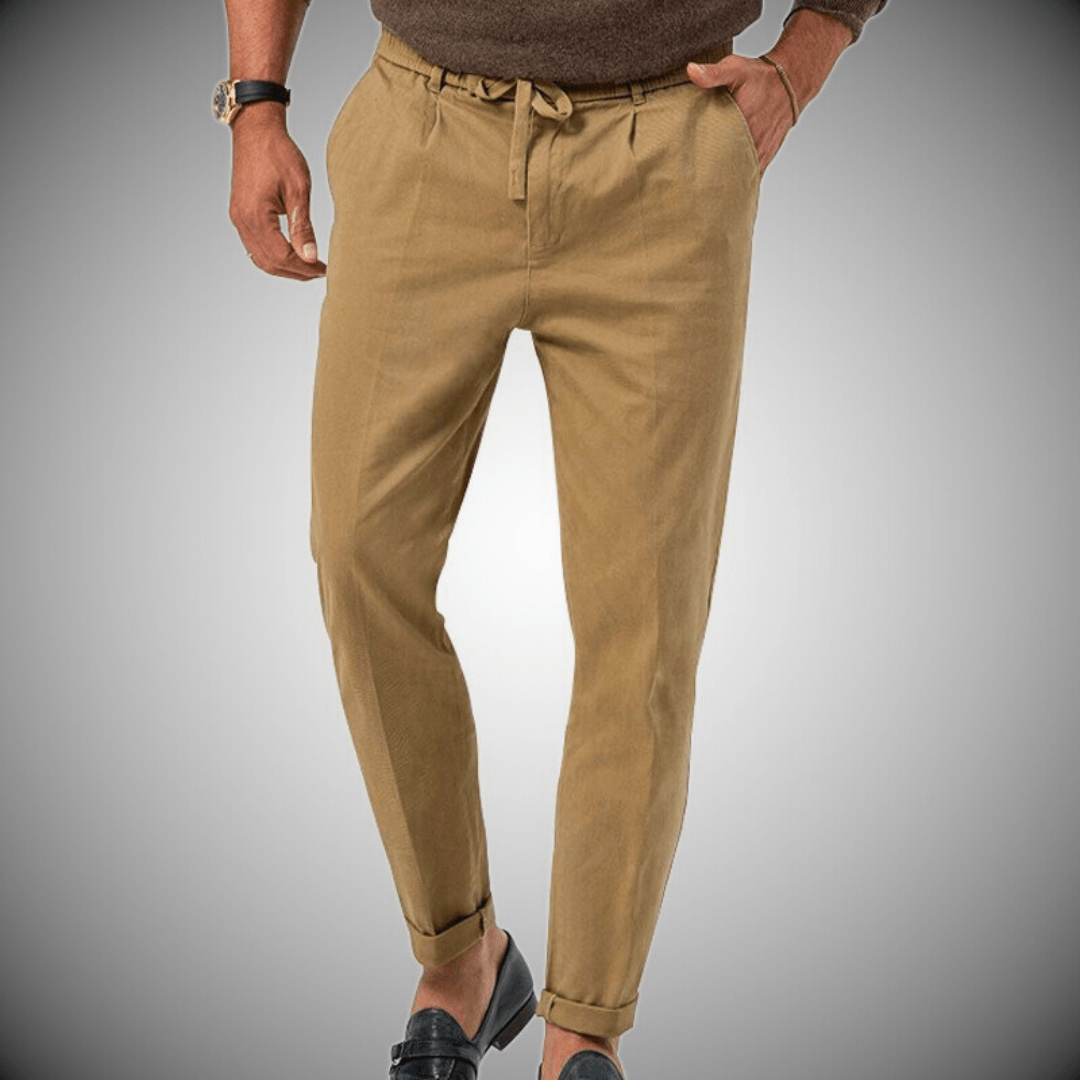 LORIS Linen Pants For Men Premium Lightweight Breathable Comfort And MoistureWicking Blend