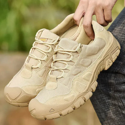 TrendAura Jorren Blackout Tactical Sneakers With Quick Dry Lining All Terrain Lug Traction