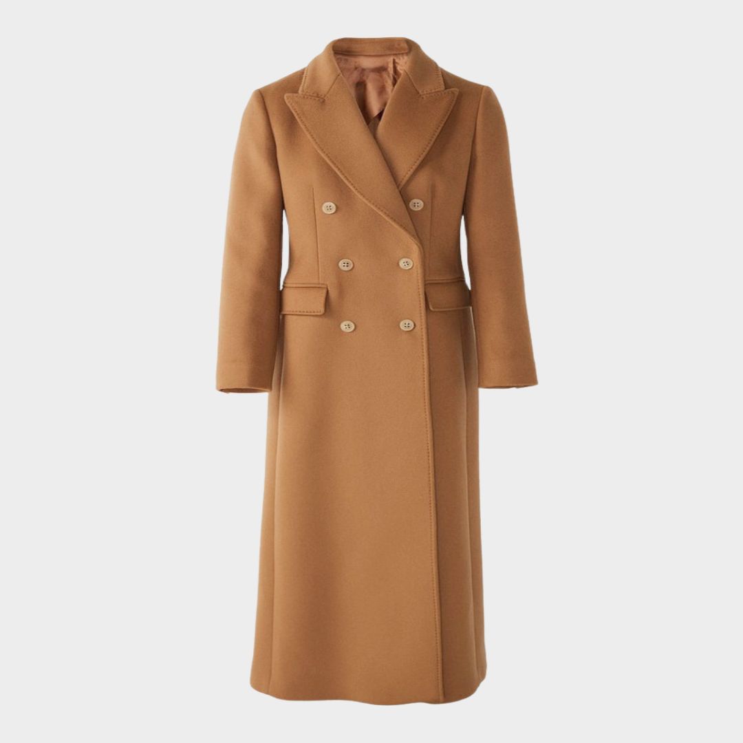 Meena Classic Coat For Women Premium Wool Outerwear Timeless Design All Day Comfort For Professional Women