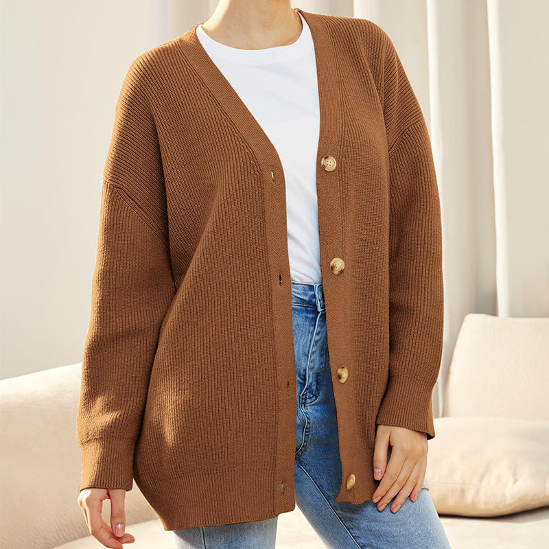 Women’s Oversized Knit Cardigan | Buttoned