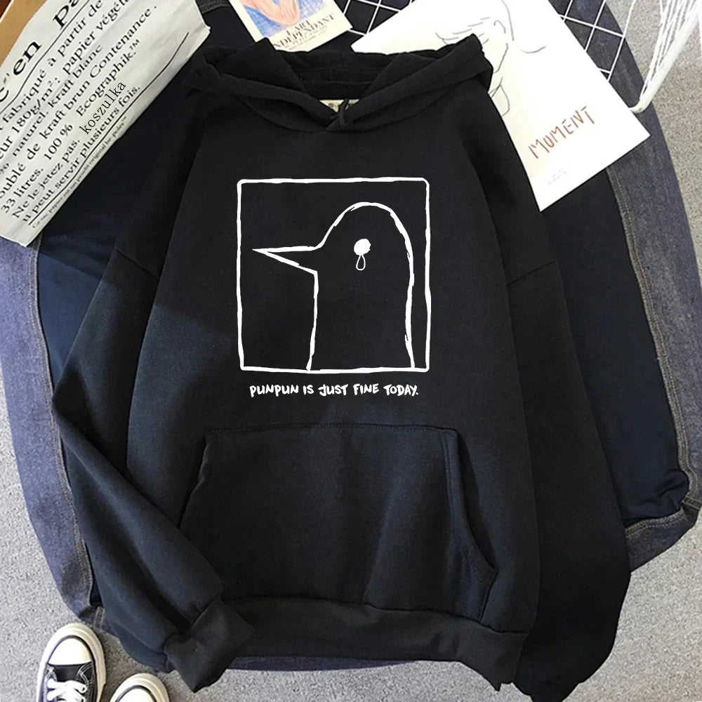 Women's hoodie with Punpun design