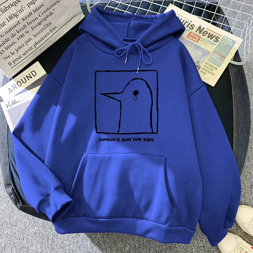 Women's hoodie with Punpun design