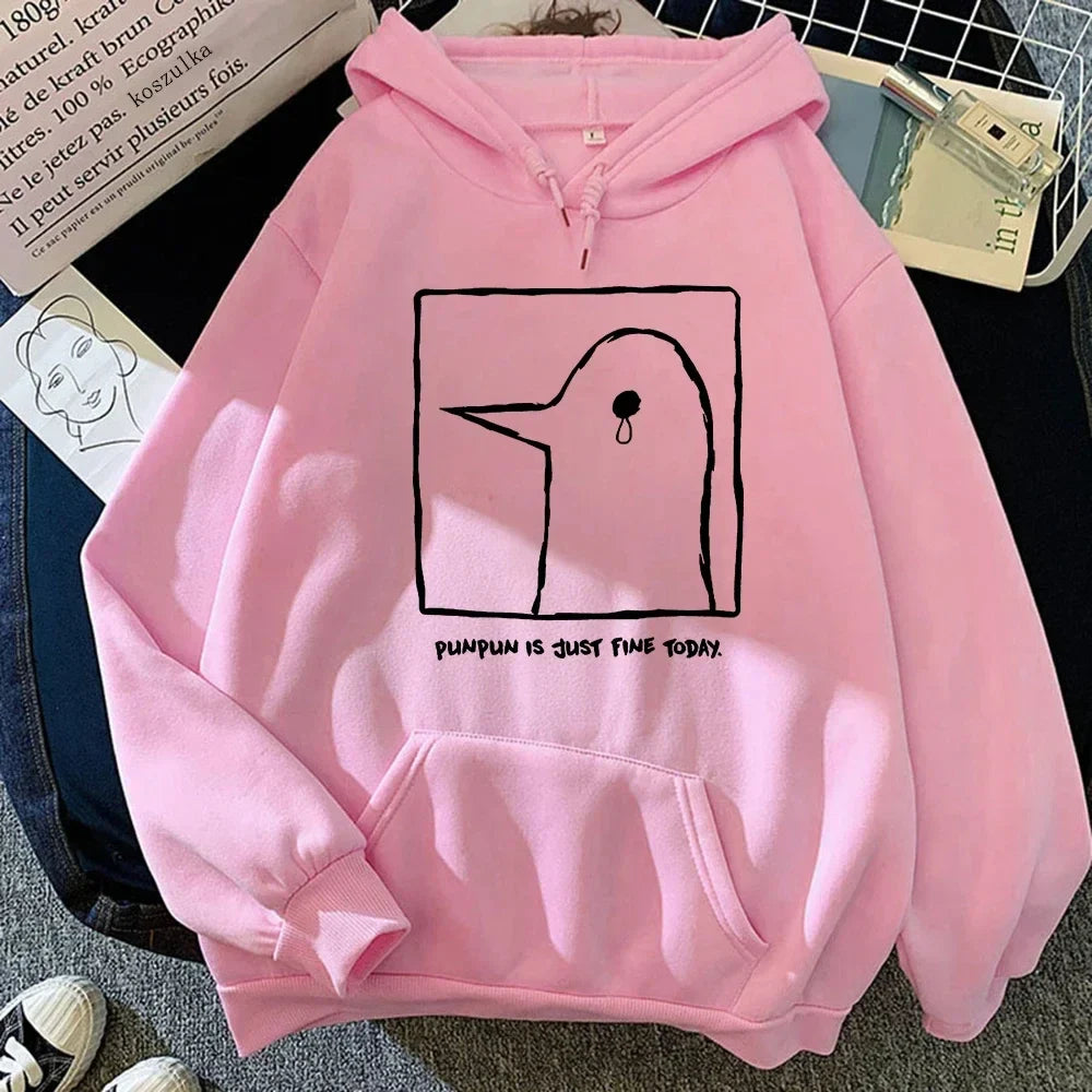 Women's hoodie with Punpun design