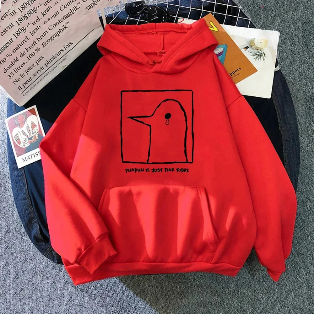 Women's hoodie with Punpun design