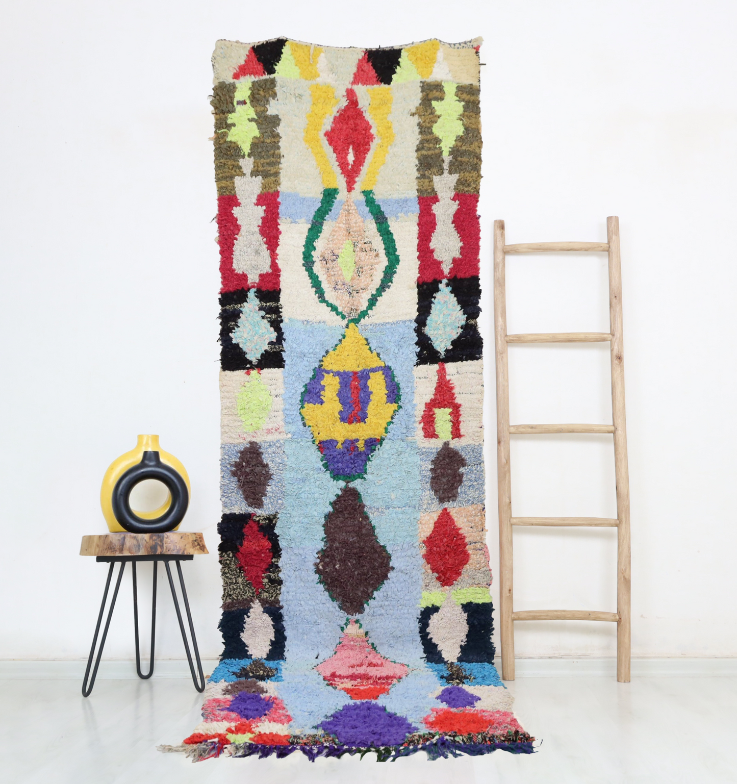 Khedduj Moroccan Rug 3'3" x 9'7" - TrendAura