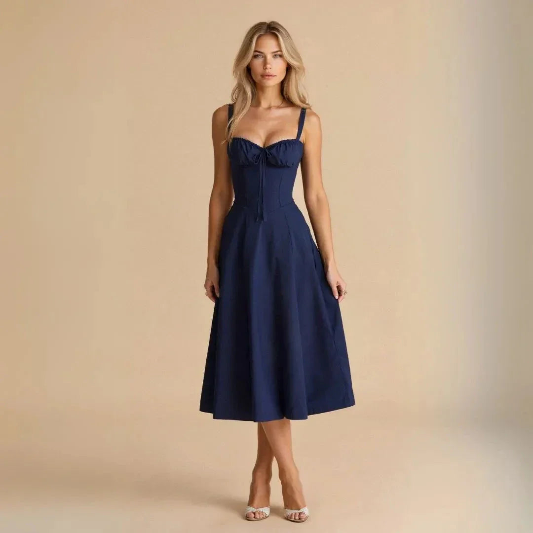 Kiana Bustier Summer Midi Dress