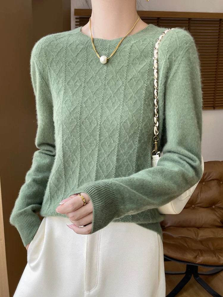 Classic Merino Wool Sweater for Women