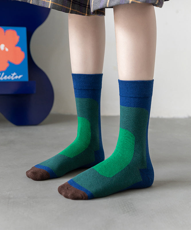 Chaussettes montantes coréennes à dégradé de couleurs, automne - TrendAura