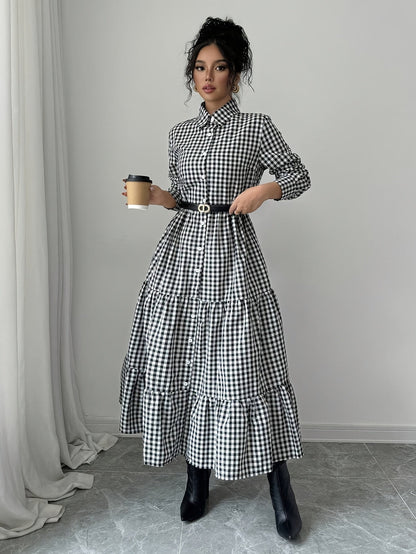 Krissie Maxi Shirt Dress For Women Timeless Chic With Comfortable Button Closure