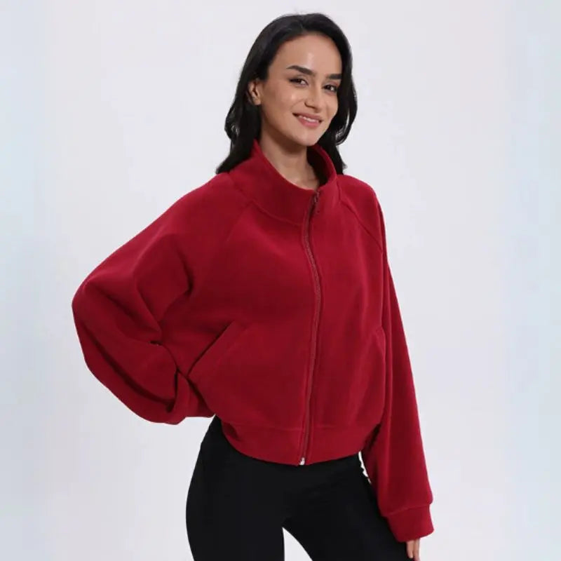 Vest made of soft polar fleece for women