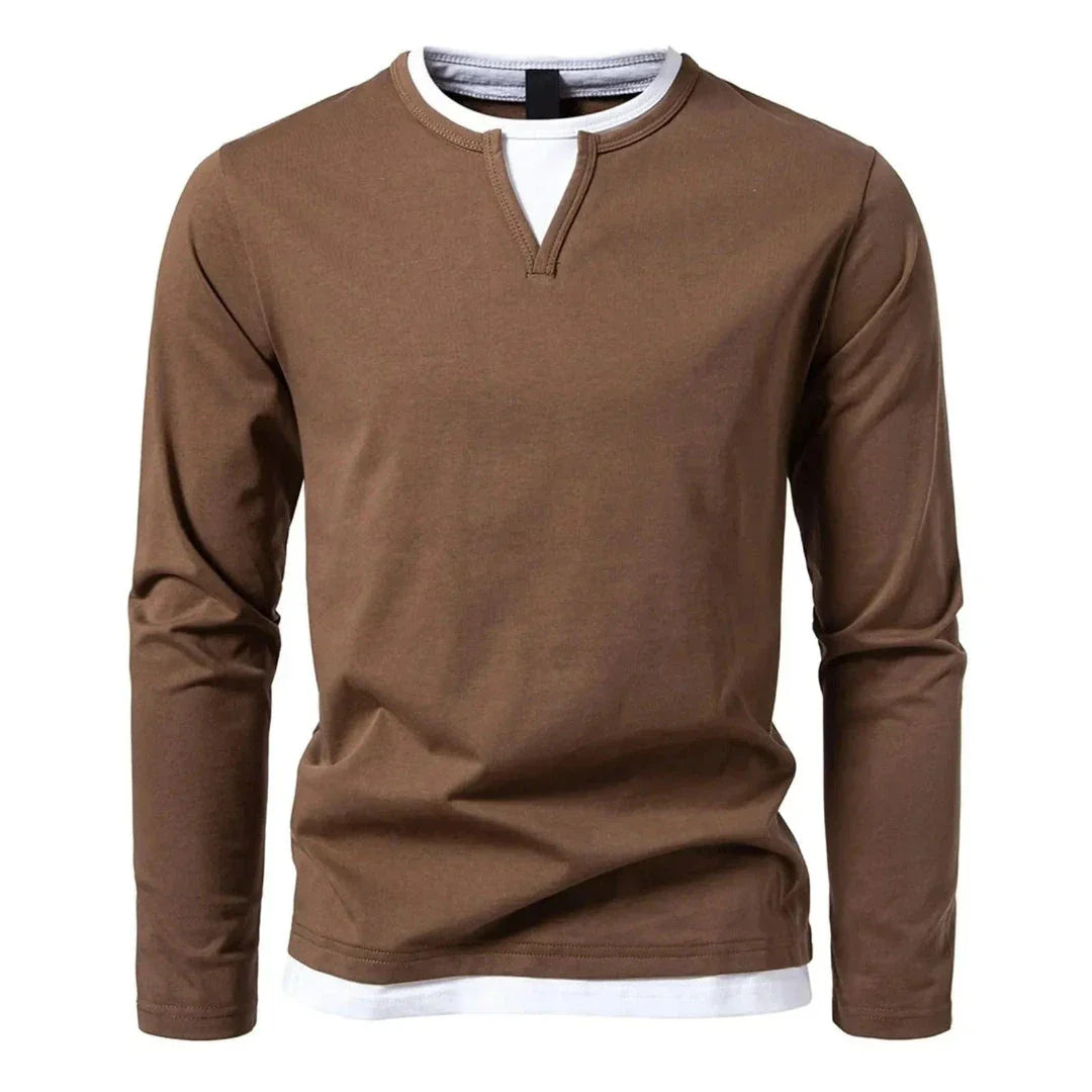Kyrie Long Sleeve Henley Shirt