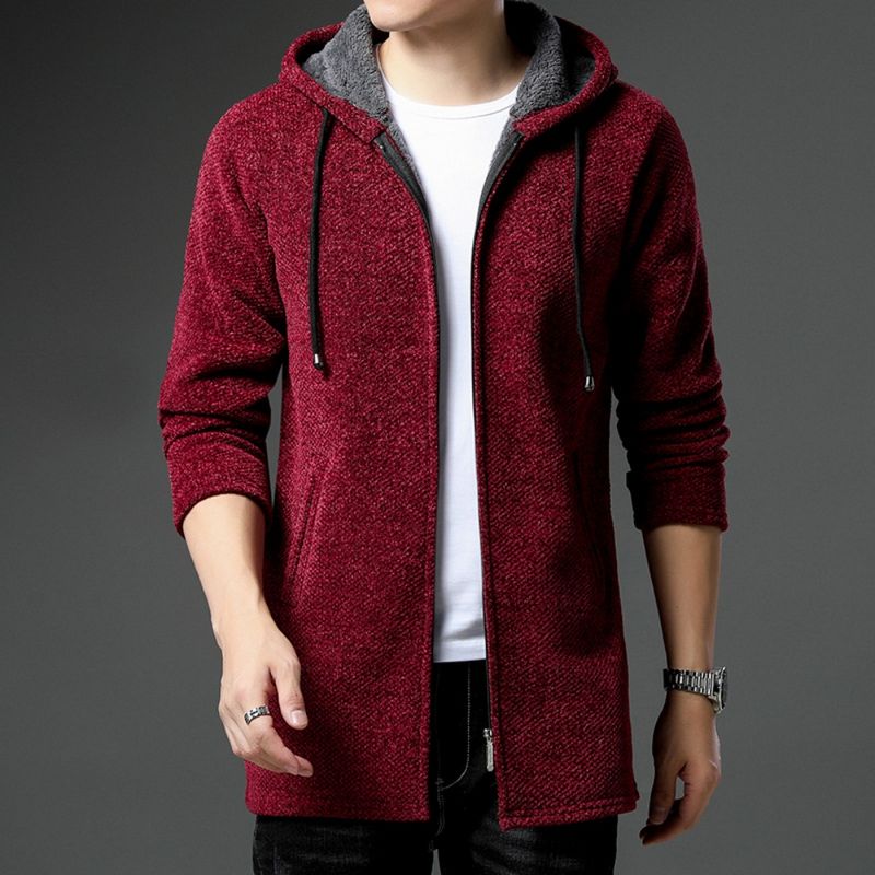 Warm vest for men with fleece lining