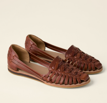 Beatrix | Handwoven Vegan Leather Flats for Women