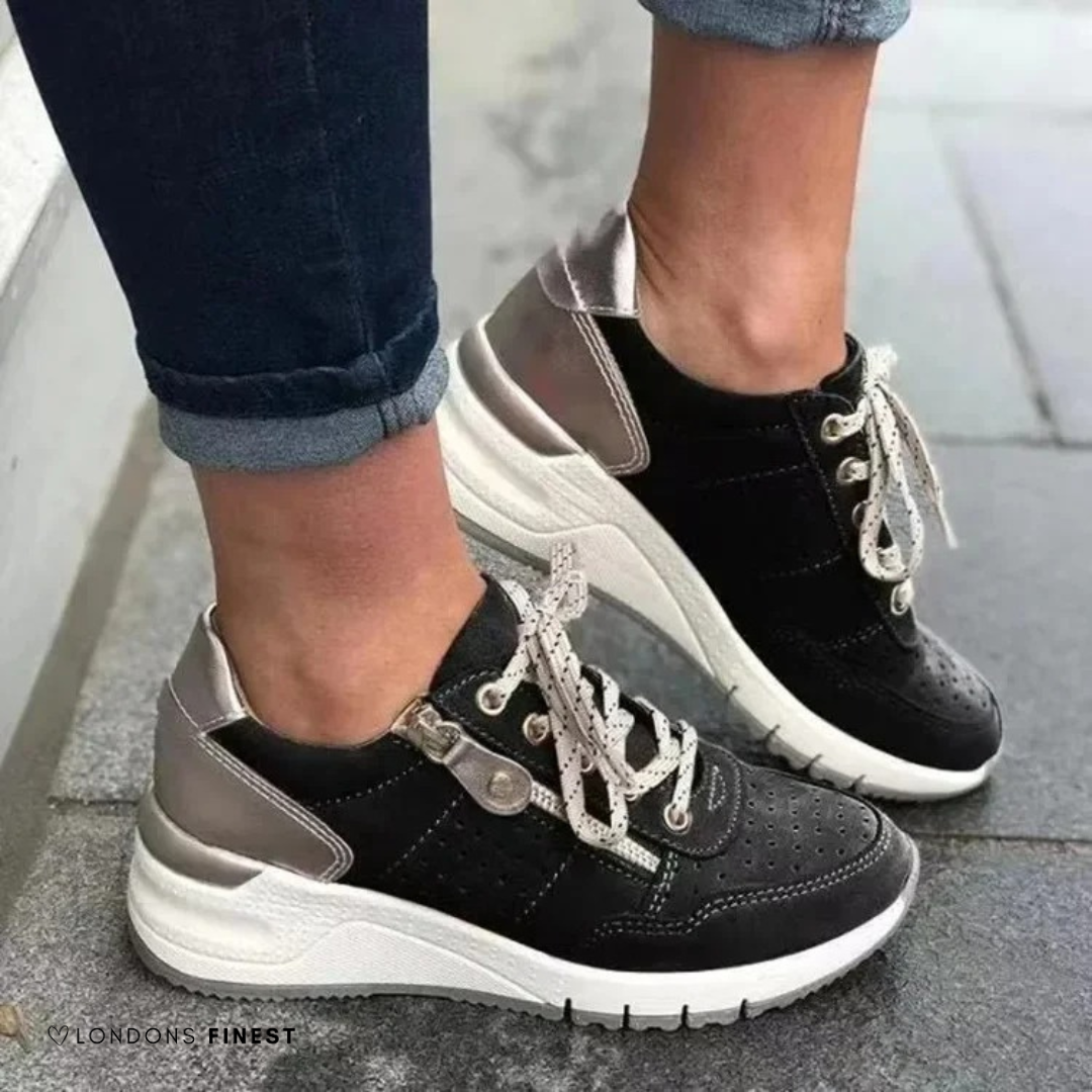 Women's Walking Shoes with Supportive Design and Breathable Upper