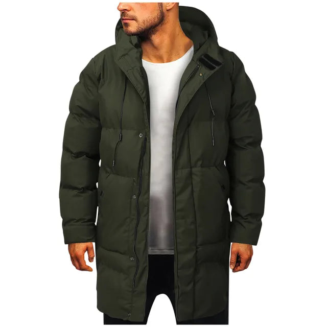 Mens Long Winter Coat Callahan With Water Repellent Warm Lining For Daily And Formal Wear