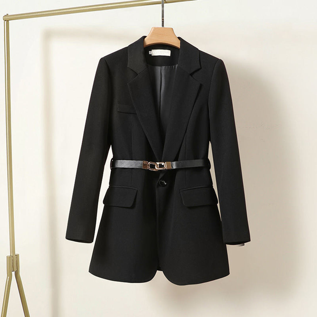 LISA Belted Long Blazer For Women Versatile Office To Evening Layer Perfect For Professional Women