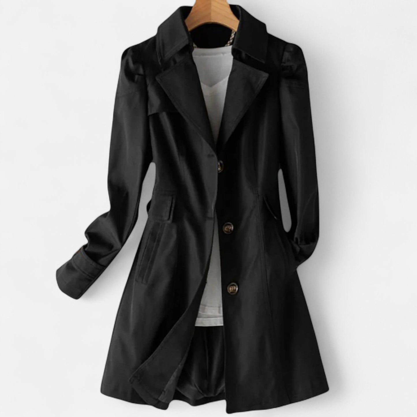 Ancient World | Timeless Women's Trench Coat Belted Inherited Elegance