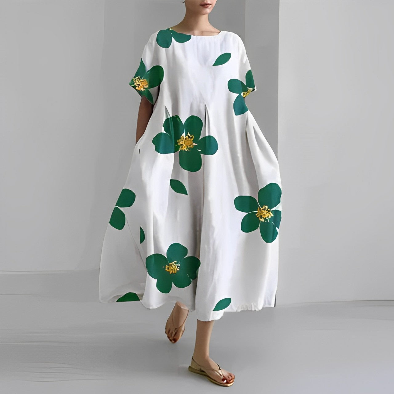 Astrid | Elegant Printed Dress for Women in Floral Design