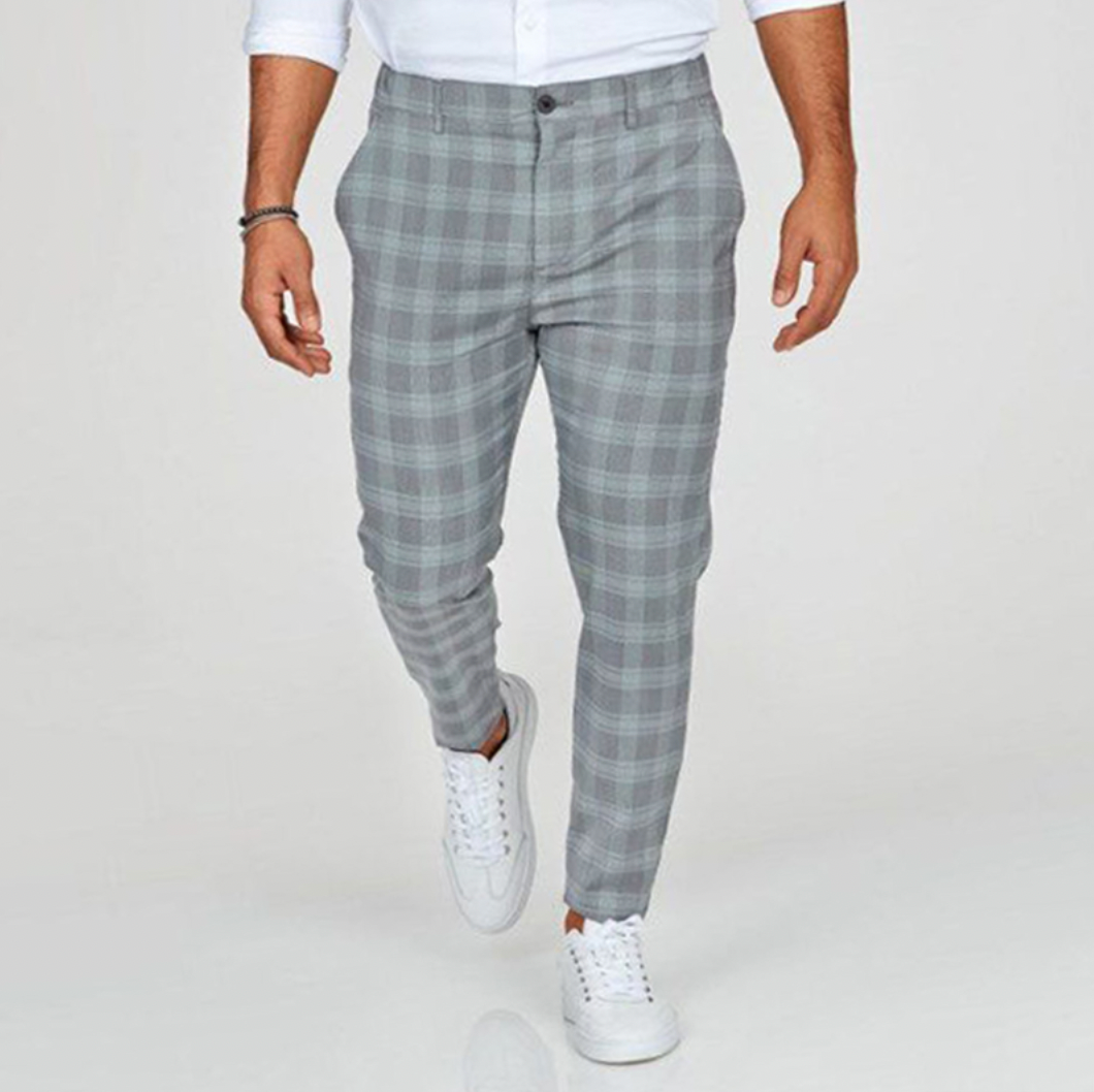 Mens Stylish Trousers Tailored Fit For Everyday Wear Versatile Wardrobe Essential For Modern Men