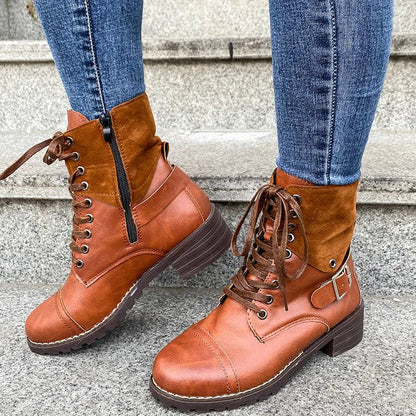 Lace-Up Fashion Boots for Women – Stylish & Comfortable