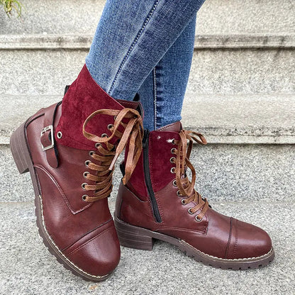 Lace-Up Fashion Boots for Women – Stylish & Comfortable