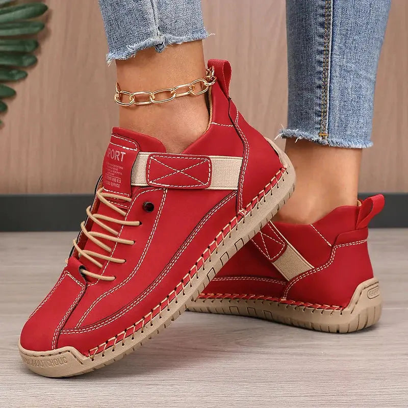 Lace-Up Shoes for Women – Retro Charm & Everyday Comfort
