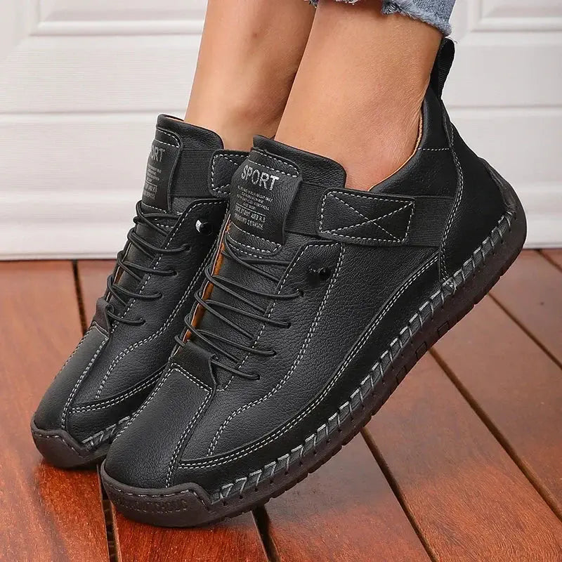 Lace-Up Shoes for Women – Retro Charm & Everyday Comfort