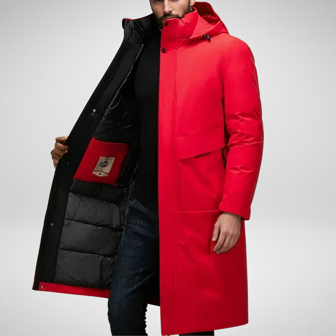 Long Winter Parka For Men With Optimal Cold Protection