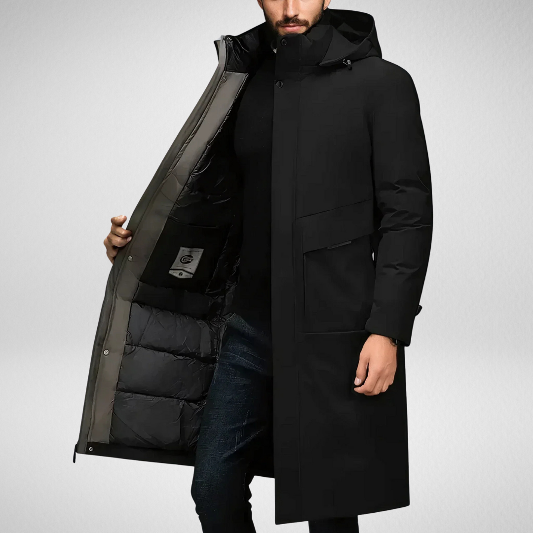 Long Winter Parka For Men With Optimal Cold Protection