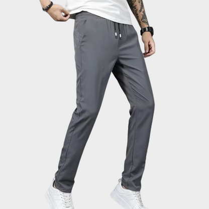 Petr Stretch Pants For Men Premium All Day Comfort With Elastic Waistband And Adjustable Drawstring