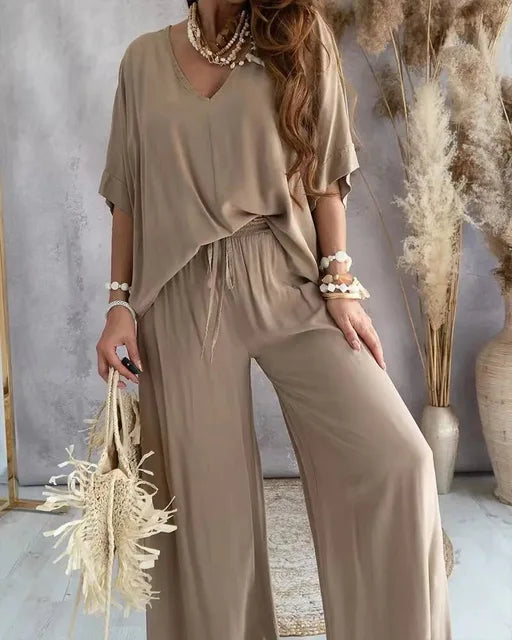 Casual summer two-piece set for women