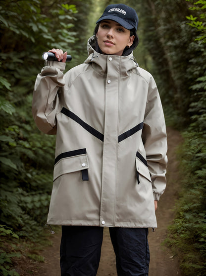 Lotte Womens Lightweight Waterproof Hooded Jacket For Rain Protection And Comfort
