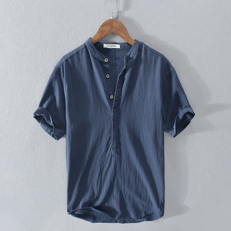 Benedikt Lightweight Linen Shirt For Men Breathable Summer Comfort And Style For Everyday Wear