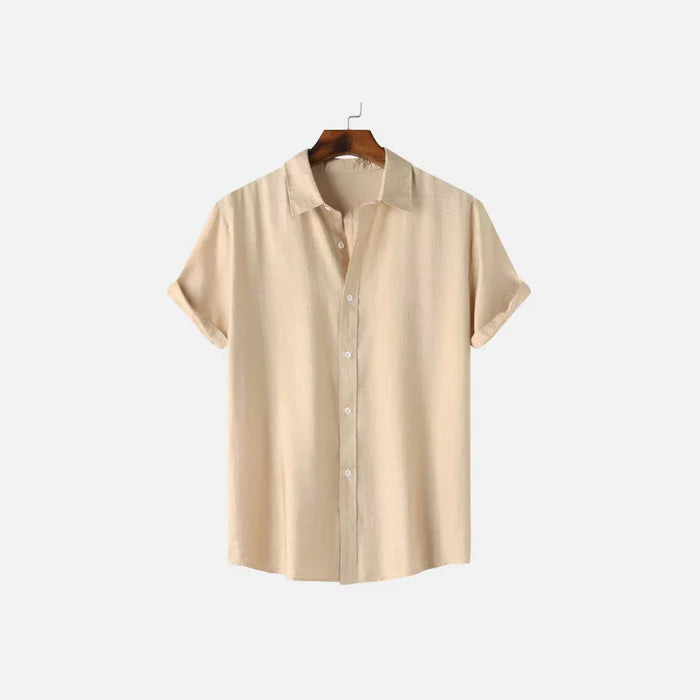 Linen Shirt For Men Breathable Lightweight Comfort