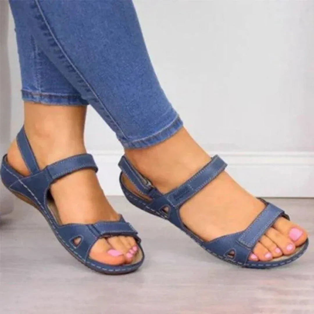 Lena Orthopedic Open Toe Wedge Sandals