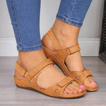 Lena Orthopedic Open Toe Wedge Sandals
