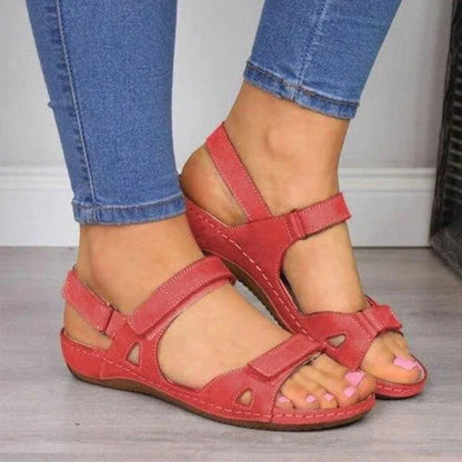 Lena Orthopedic Open Toe Wedge Sandals