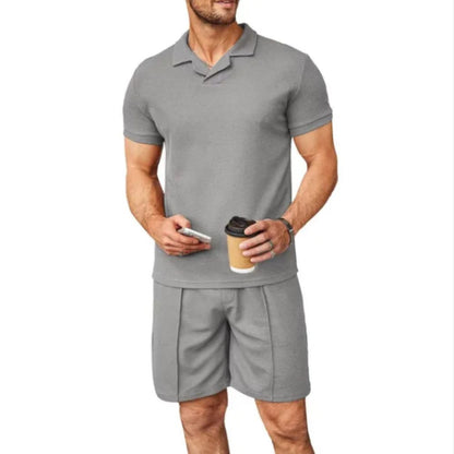 Lars Mens Casual Set Comfort Fit Versatile Style For Everyday Wear Ideal For Work And Weekend Outings